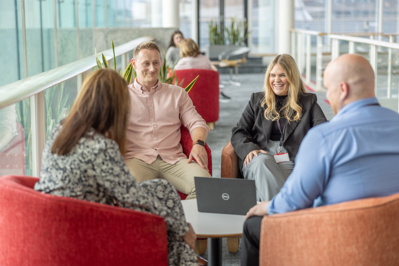 Atradius colleagues in our Cardiff office